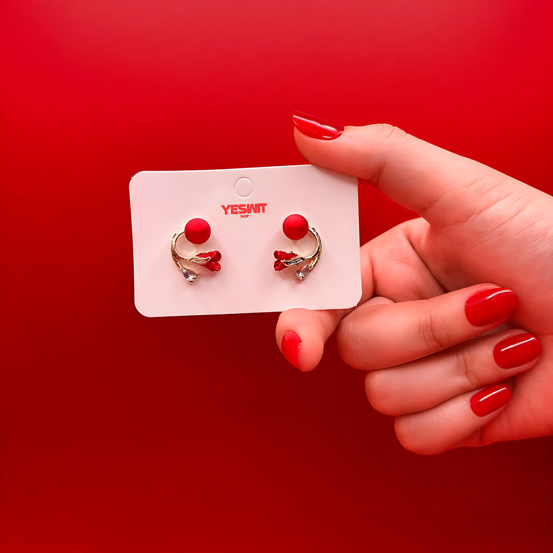 Los Aretes de Tulipán Rojo más comprados en toda GUATEMALA!🌹