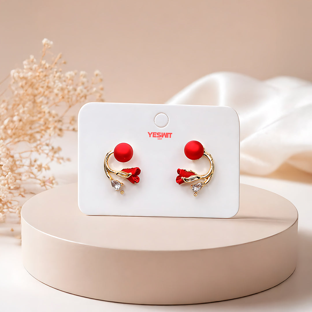 Los Aretes de Tulipán Rojo más comprados en toda GUATEMALA!🌹